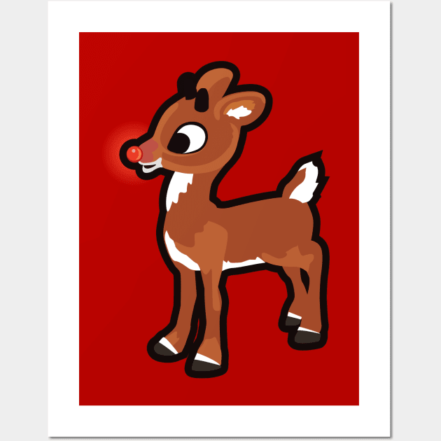 Rudolph Wall Art by LaughingDevil